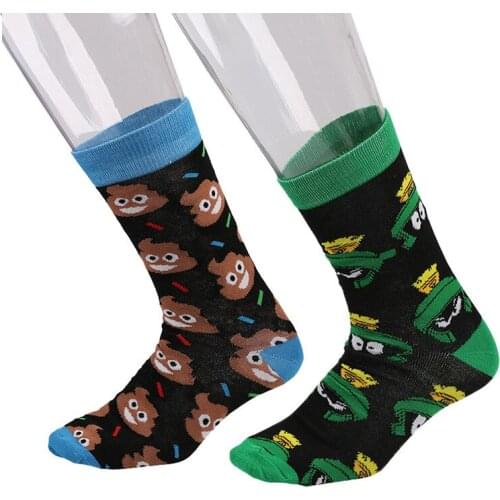 New Fashion Personality European and American Style Cartoon Frog Cotton Socks Unisex Casual Socks Comfortable and Breathable