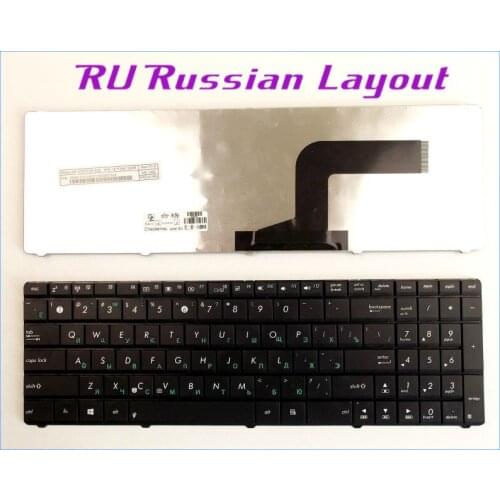 New Russian RU Version Laptop Keyboard For ASUS K52JT K52JU K52JV K52JR K52DR K52DY K52DE K52D K52N K54HR Wholesale
