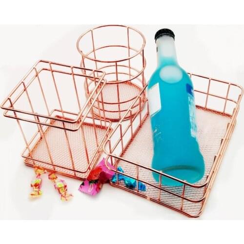 Hollow Pencil Pen Holder Storage Box Case Organizer Office Desk Stationery Decor