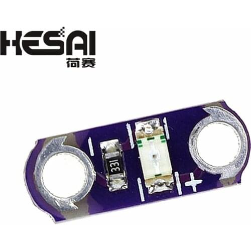 10pcs/lot LilyPad Led Red/White/Orange/Emerald Green/Blue/Yellow/Yellow Green Light Module for arduino DIY KIT