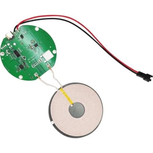 Taidacent 15mm Under Desk/Table Wireless Charger Transmitter Embedded Wireless Charger 15W 12V PCB QI Wireless Phone Charger