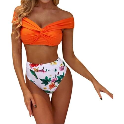 WomenS WomenS Split Beach Swimsuit Bikini With Adjustable Straps Swim Wear Women 2020 Bikini Fashion Push-Up Swimsuit Z0316