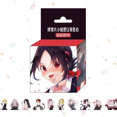 1.5cm*5m Anime Kaguya-sama: Love Is War Washi Tape DIY Scrapbooking Sticker Label Adhesive Tape
