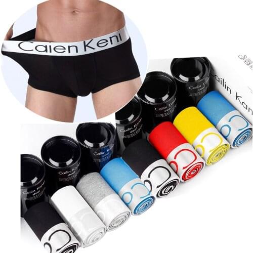 10pcs/lot 95% cotton comfortable Boxer Mens Underpants Large Size Boxer Short Men Colorful Breathable Solid Cueca Boxer Homme