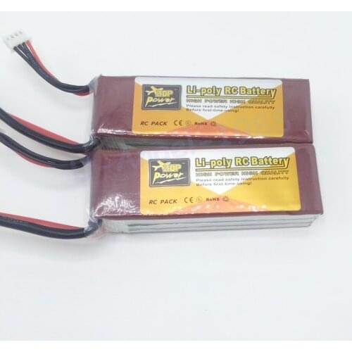 2pcs/lot ZOP Power 3S 11.1V 2200mAh 30C Lipo Battery T Plug For RC Quadcopter Drone Helicopter Car Airplane Toy Parts