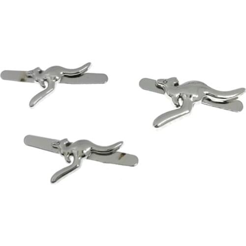 20 Pieces Zinc Alloy Kangaroo Animal Trademark Mark Luggage Decoration Buckle Spot Wholesale Common Metal Labels