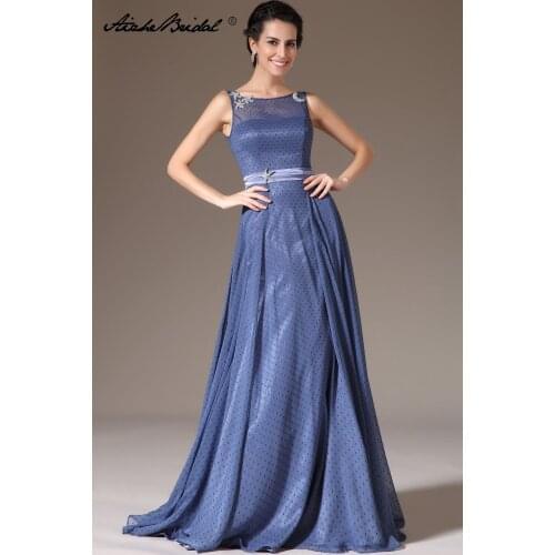 2018 Mother Of The Bride Dresses Plus size A-line Chiffon Long Elegant Groom Mother Dresses Wedding