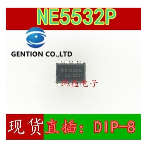 50PCS NE5532P double low noise operational amplifier DIP-8 NE5532 in stock 100% new and original