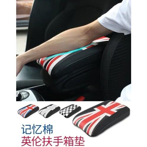 Car Handrest Armrest Box Cover Hand Pillow Memory Pad For Mini Cooper One S JCW R50 R55 R56 R57 R60 R61 F56 F60 Accessories