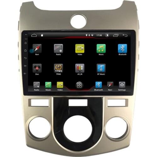 New come Android 10 2.5D car dvd For KIA Forte Cerato 2008-2012 multimedia GPS Radio stereo gps navigation map camera