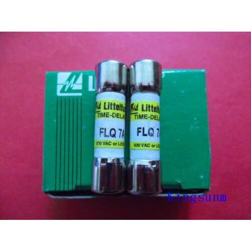 Free shipping 10pcs FLQ 7 TIME-DELAY America Netlon 10X38 delay fuse / fuse 7A 500V