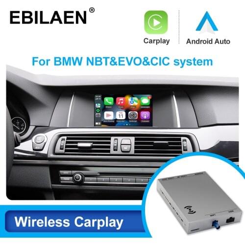 Wireless Carplay Module Box for BMW F10 F11 F30 F20 F31 F22 F21 F32 F33 F36 CIC NBT System Mirror Link USB Decorder Android Auto