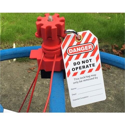 Lockey Waterproof Inspection Safety Lockout Tag Padlock Tagout Do Not Operate Maintenance Label Hangtag LT02