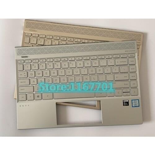 Laptop US Backlight Keyboard House Shell Cover case for HP envy 13-AH 13-AH0006TU 13-AH0008TU L24141-001 L24142-001 silver/Gray