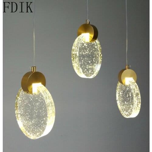 Crystal Pendant Lights Modern Hanglampen Living Room Decoration Light Dinning Room Hanging Lights Home Decor Indoor Lighting