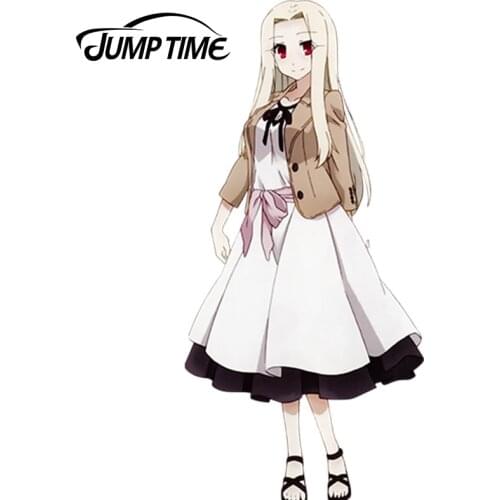 JumpTime 13cm x 6.1cm Japanese Anime Fate kaleid liner Prisma Illya Cartoon Car Styling Vehicle Creative Car Sticker Accessories