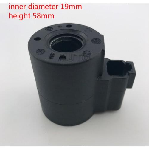 Solenoid valve coil inner diameter 19mm height 58mm Voltage DC12V DC24V High power construction machinery coil