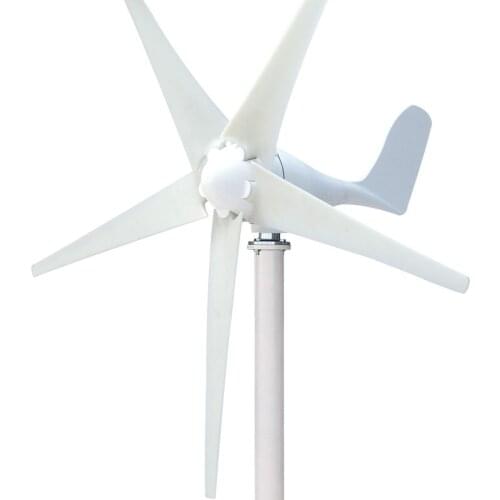 Best Residential use Wind Generator 450W 3 Blades or 5 Blades Wind Power Turbine with Waterproof Controller 12V 24V