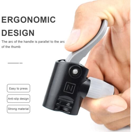 Top Practical Bicycle Pump Nozzle Hose Adapter Double Head Pumping Parts Accessories A/V Schrader/Presta Valve Converter Bicycle