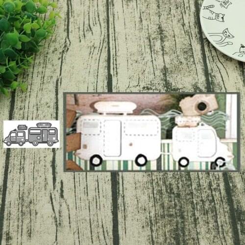 Metal Cutting Dies Small truck Scrapbooking Stencil Craft Cut Die For DIY Card Crafts Handmade