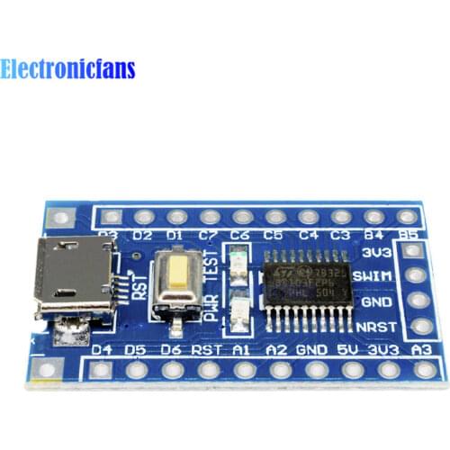 2pcs ARM STM8S103F3P6 STM8 Minimum System Development Board Module For Arduino STM8S Core Board Module LED Indicator 5V 3.3V