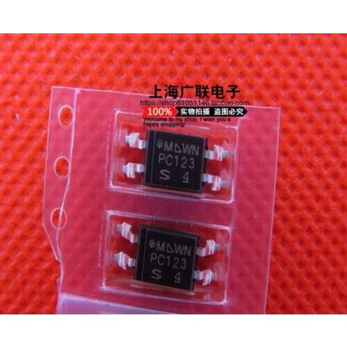 Mxy PC123 PC123X2YIP0F PC123X5YUP0F light coupling patch SOP4 optoisolator photoelectric coupling 10PCS/LOT