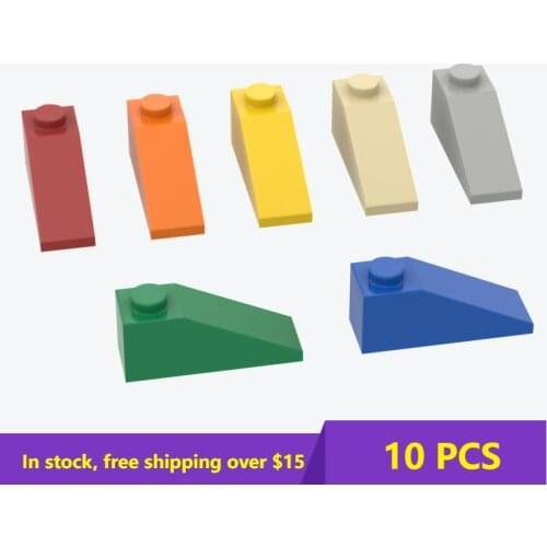 10PCS Brick Parts DIY 4286 3x1 Inclined Brick High-Tech Parts Compatible 4286 Educational Parts Toys