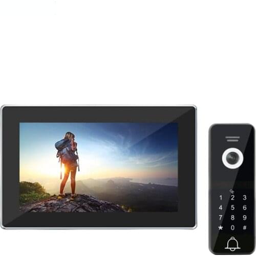 New Innovative Products Intelligent Wired Video 6 Units Intercom Doorbell Set