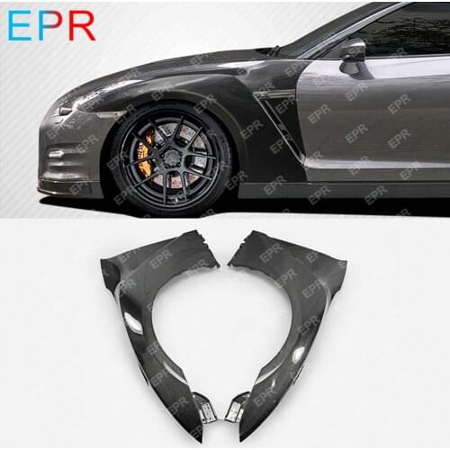 For Nissan GTR R35 2017 MY17 OEM Carbon Fiber Front Fender (Air vents not included) Body Kit Tuning Part For R35 GTR Fender