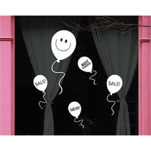 Promotion Window Wall Sticker Sale Signage Store Shop Door Decor Custom Content Window Sticker Decoration Advertising Poster