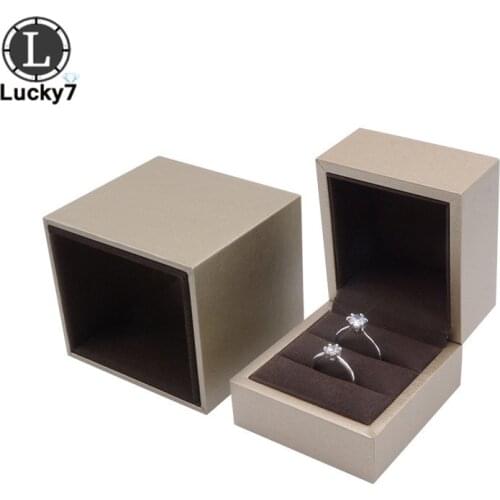 Drawer Jewelry Box Diamond Ring Necklace Box High-end Gold Ring Pendant Box For Jewelry Display Ring Storage Box Paper Gift Bag