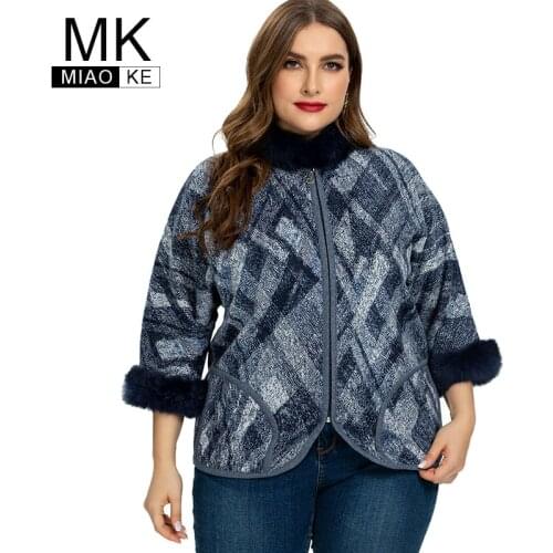 2020 Autumn womens Plus Size Jacket fashion Ladies Vintage elegant Coat 4XL 5XL 6XL