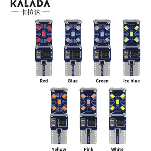 2x Highbright Car Led Parking Lights T10 W5W Canbus 194 168 501 Auto Wedge Turn Side Bulbs Car Interior Reading Dome Lamp Diode