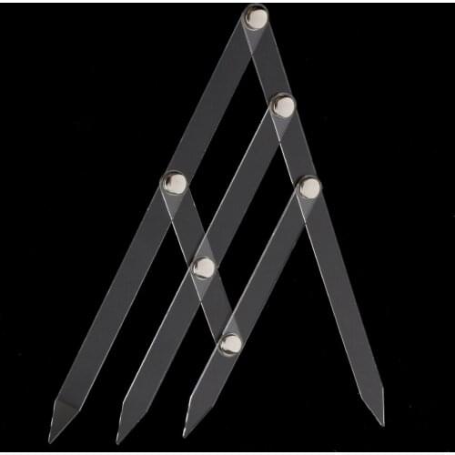 Eyebrow Ruler Acrylic Permanent Eyebrow Caliper Shaping Tool Grooming Stencil Reusable Eyebrow Measure