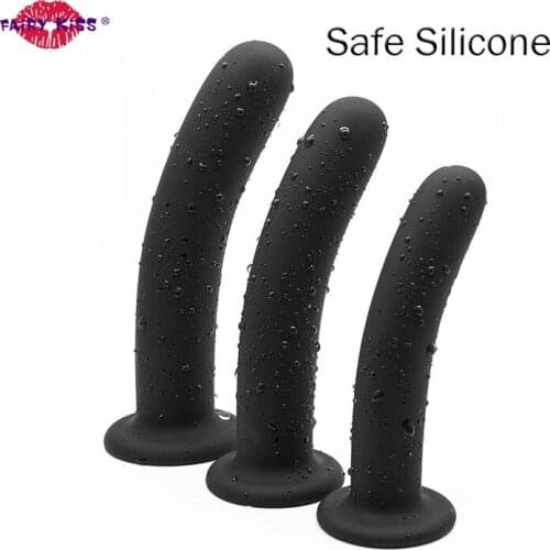 Silicone Stick Anal Plug Smooth Butt Plug Anale Sex Toys Gays Buttplug Stimulator Anus Dilator Prostate Massager For Women Men