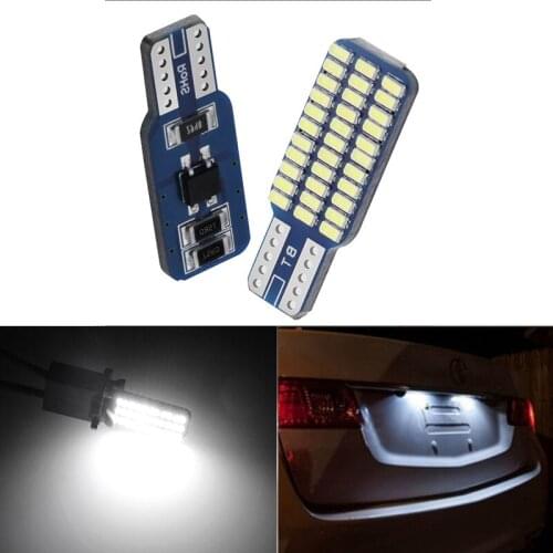 20Pcs White T10 W5W 3014 33SMD Canbus Error Free LED Car Bulbs For 192 168 License Plate Lights Dome Door Reading Lamps 12V