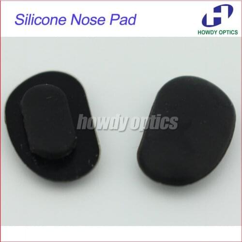 Free Shipping Push-in Eyeglasses Glasses Black Silicone Nose Pads For Al-mg Sunglasses Nose Pads Glasses Accessories