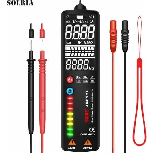 400V BSIDE Digital Multimeter Pen Smart Meter with Dual-mode Intelligent LED Indicators Display Electric Detection Tester Tools