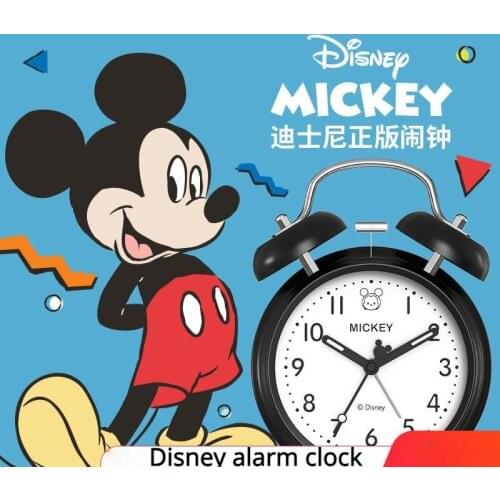 Disney Family Cartoon Children Dedicated Mute Alarm Clock for Students with Cute Classics for Boys and Girls