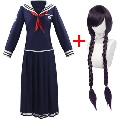 Danganronpa Touko Fukawa Cosplay Long Skirt Halloween Anime Carnival Womens Funny Costume