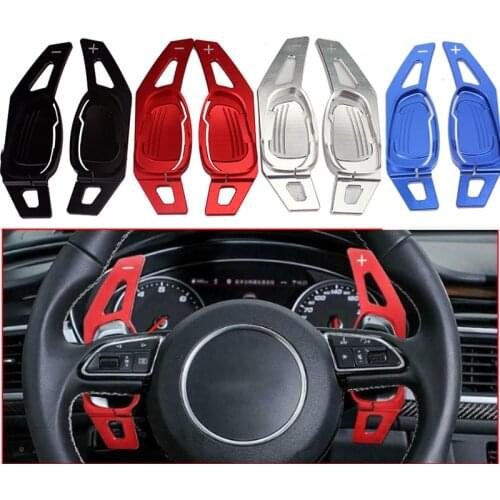 New For Audi S3/RS3 2015 2016 2017 Wheel Shift Paddle Shifters Extension In Car Steering Wheels&hubs Extension Decoration