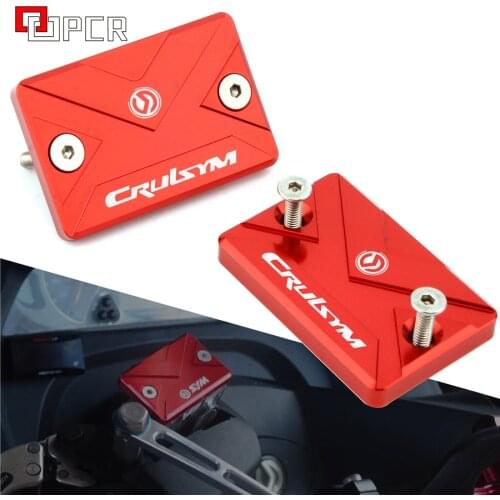 For SYM CRUISYM 300 2017-2018 CRUISYM300 GTS300 GTS 300i CNC Aluminum Front Brake Fluid Reservoir Tank Cover Cap