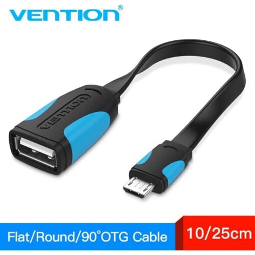 Vention OTG Cable USB 2.0 Adapter For Android Samsung S6 Redmi Note 5 Micro USB Connector For Xiaomi Tablet Pc OTG Adapter