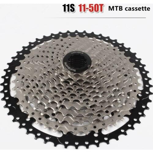 Bike Cassette 11 Speed MTB Bicycle Cassette Freewheel 11Speed Cassette Flywheel Bicycle Parts 11-50T Mountain Bike Parts Bicycle