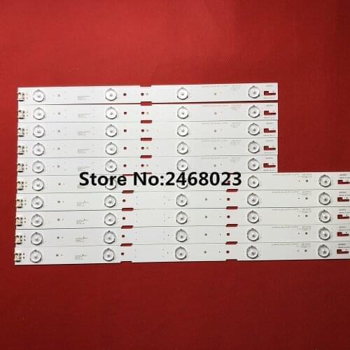 New Kit 10PCS LED Backlight Strip For SAMSUNG ZLE60600-AB 43GFB6627 2015ARC430_3228_R04 L05_REV1.0_150716 LM41-00174A LM41-00173