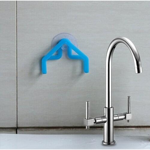 Kitchen Sponges Holder Self Adhesive Sink Sponges Drain Drying Rack plastic Storage Holder Kitchen Sink Accessories Gadgets