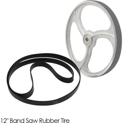 12" Band Saw Rubber Tire Woodworking Spare Parts for 12inch ( 2240mm Bandsaw Blade) Craftsman Jet Grizzly Bandsaw Scroll Wheel