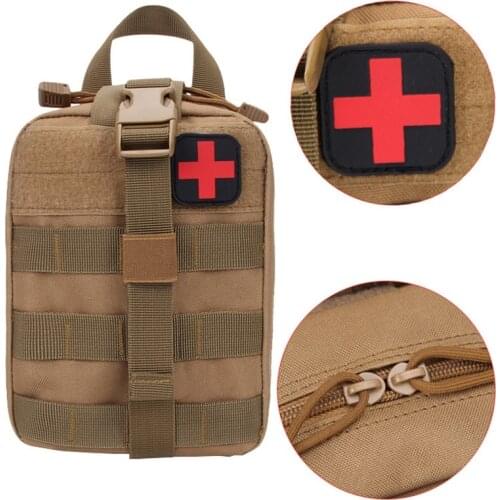 Hot 2020 First Aid Kit Bag Emergency Medical Survival Treatment Rescue Empty Box Eyeful Portable Outdoor Hunting Cover