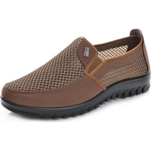 Mazefeng 2020 Summer Mesh Shoe Sneakers for Men Shoes Breathable Mens Casual Shoes Slip-On Male Shoes Loafers Casual Walking 44