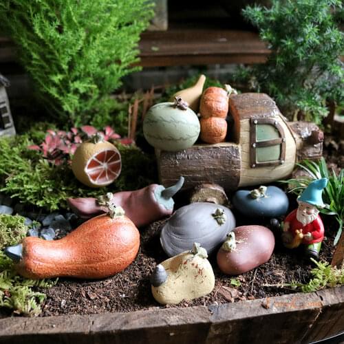Miniature Ceramic Decorative Ornaments Frog Fountain Mini Garden Pottery Craft Fairy Garden Bonsai Pots Accessories Stone Fruit